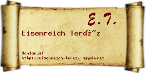 Eisenreich Teréz névjegykártya