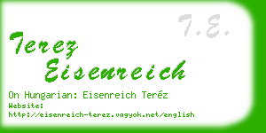 terez eisenreich business card